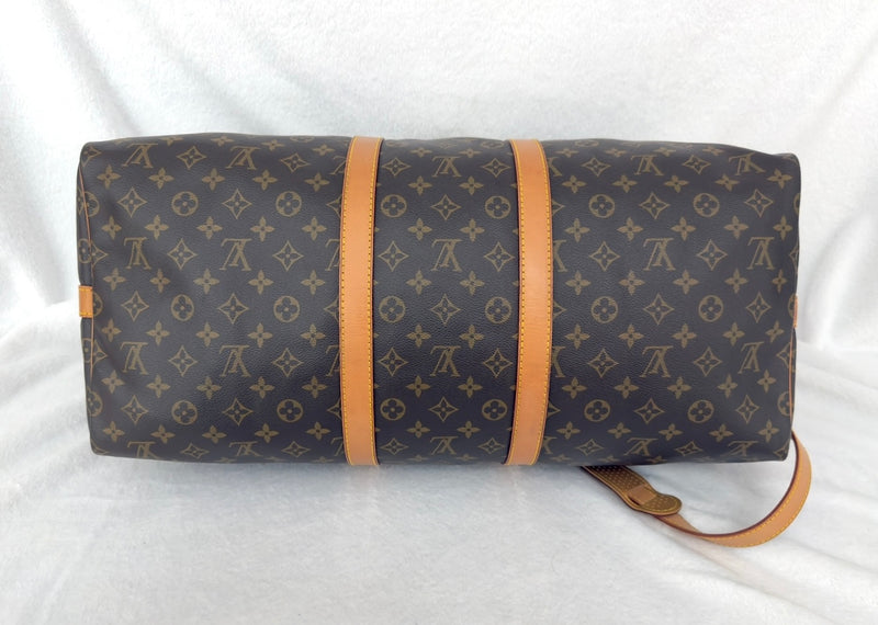 Louis Vuitton Monogram Keepall 55 Bandoulière Duffle