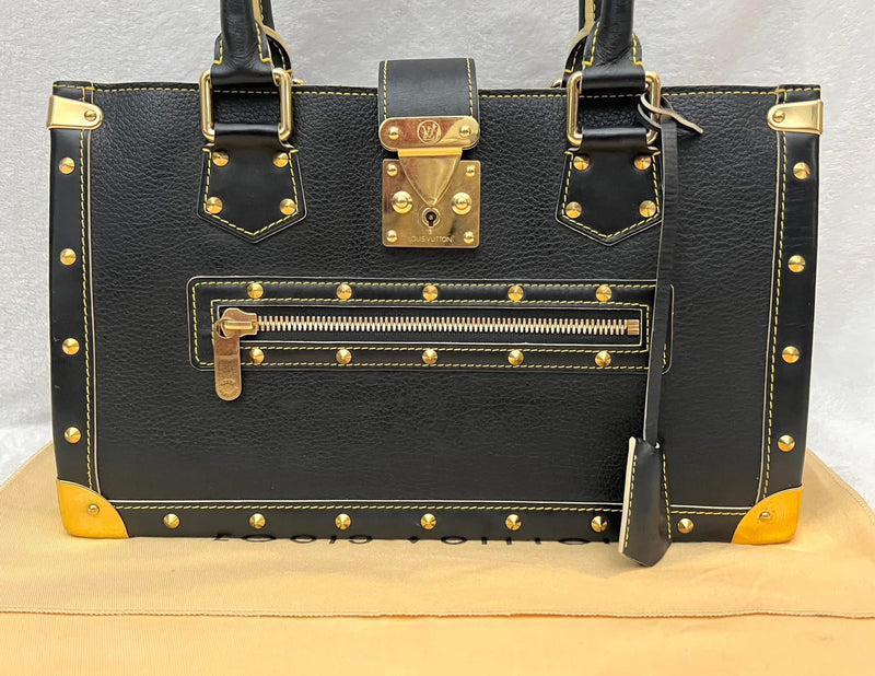 Louis Vuitton Black/ Noir Suhali Leather Le Fabuleux