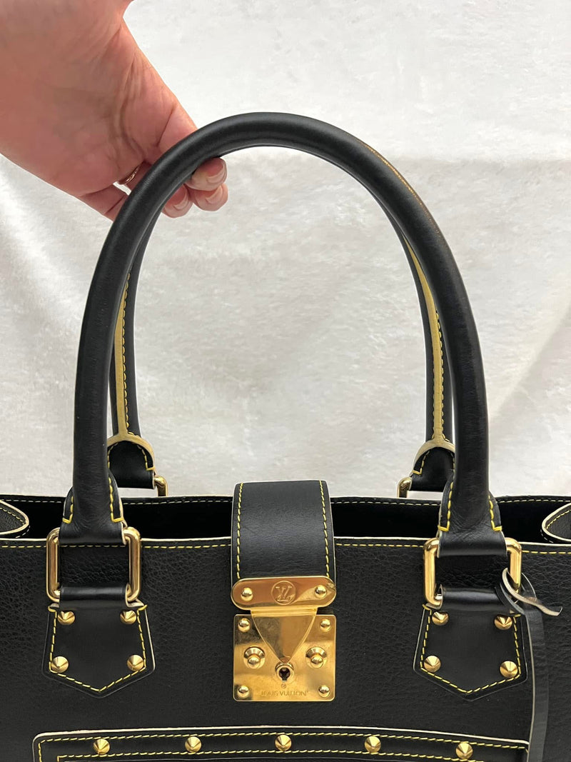 Louis Vuitton Black/ Noir Suhali Leather Le Fabuleux