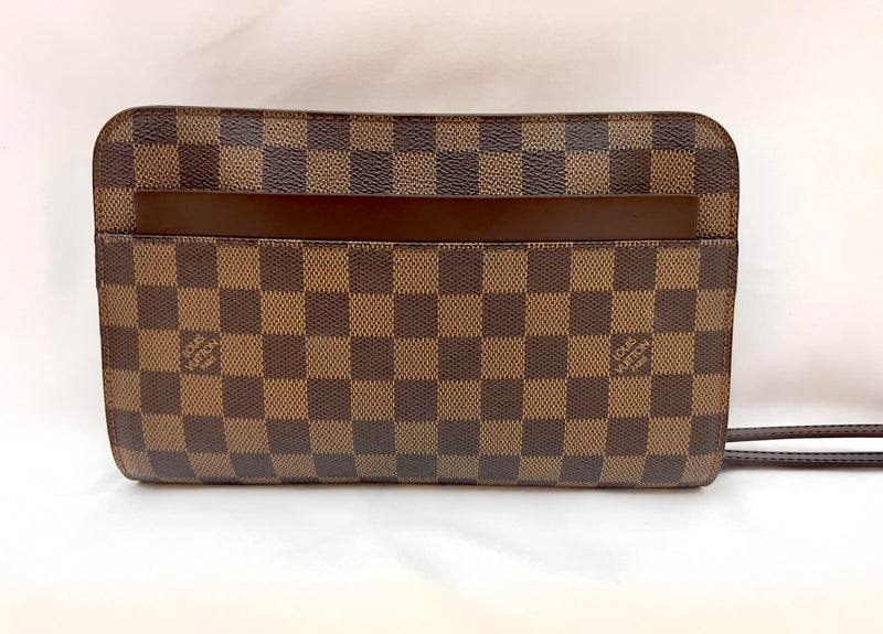 Louis Vuitton Ebene Saint Louis Pochette Clutch/ Wristlet