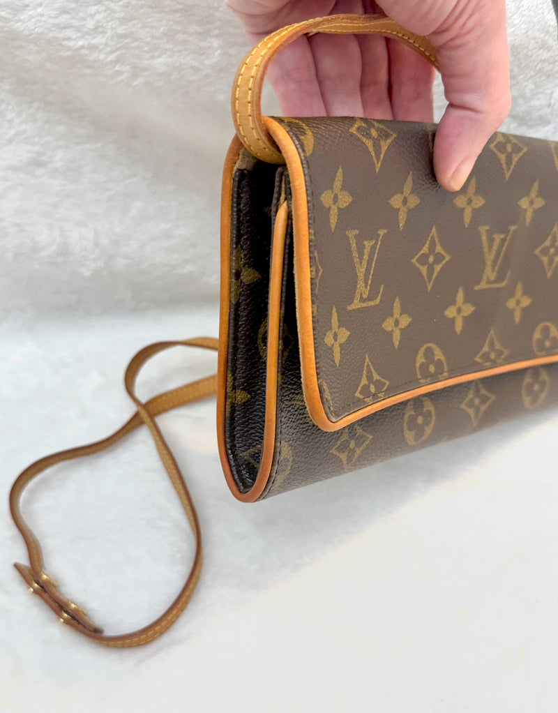 Louis Vuitton Monogram Pochette Twin GM Crossbody