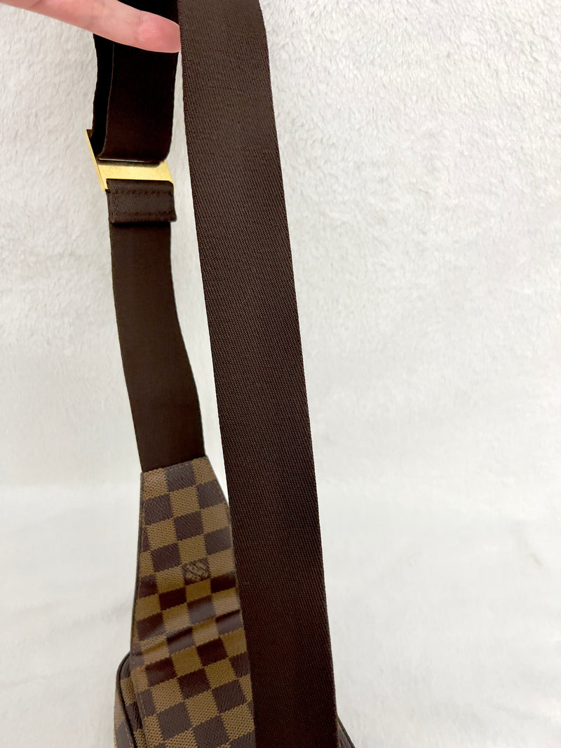 Louis Vuitton Damier Ebene Geronimos Belt/ Sling/ Bum Bag