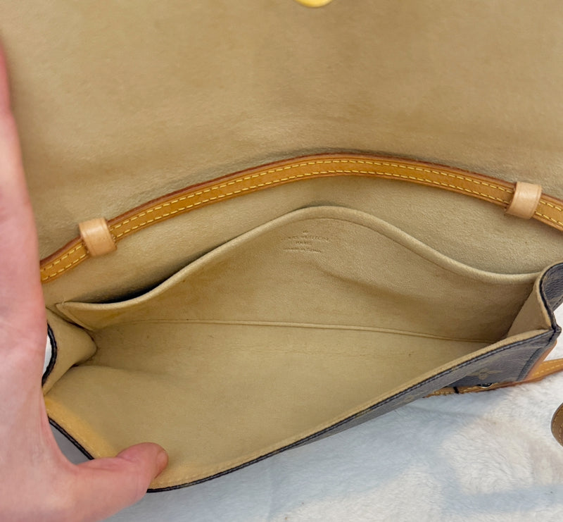 Louis Vuitton Monogram Pochette Twin GM Crossbody