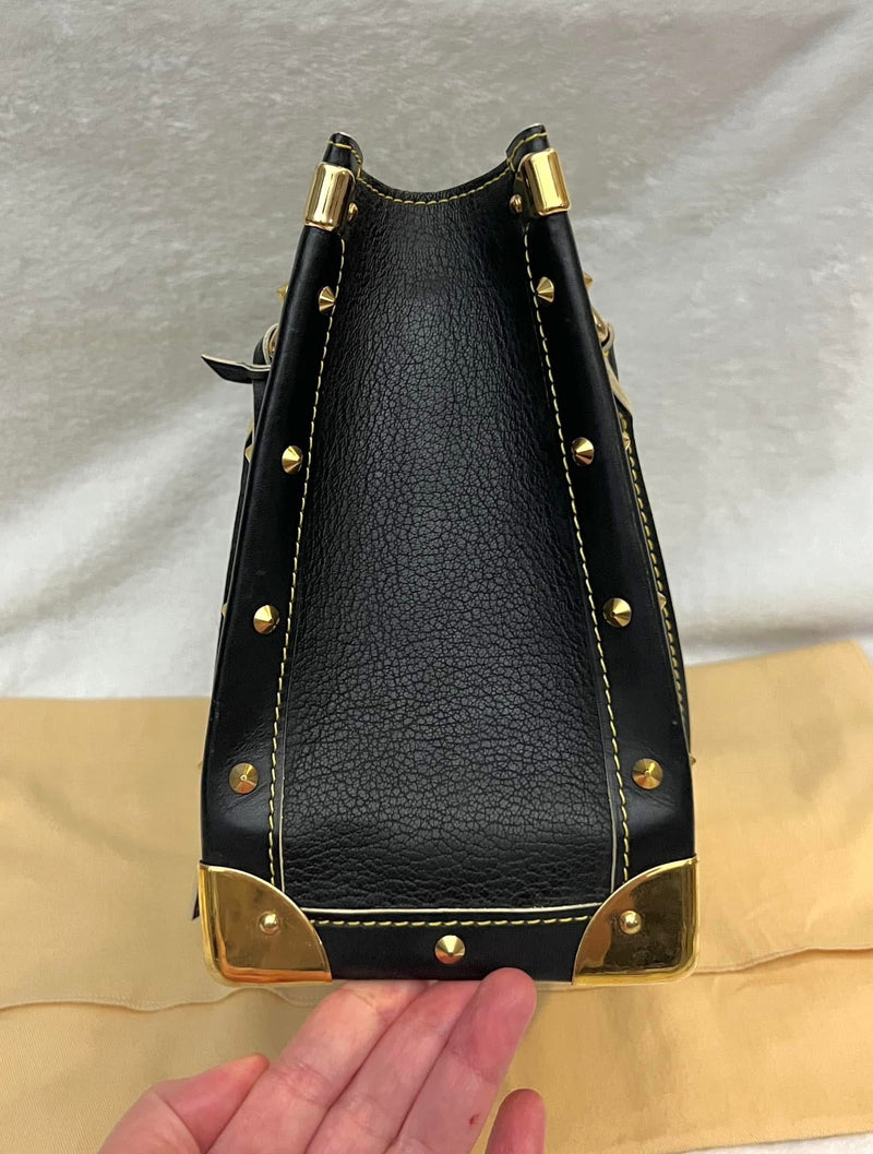 Louis Vuitton Black/ Noir Suhali Leather Le Fabuleux