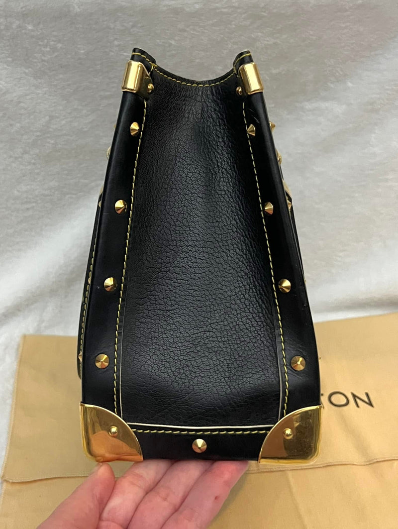 Louis Vuitton Black/ Noir Suhali Leather Le Fabuleux