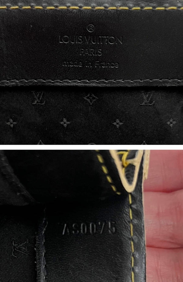 Louis Vuitton Black/ Noir Suhali Leather Le Fabuleux
