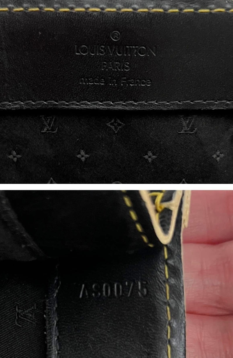Louis Vuitton Black/ Noir Suhali Leather Le Fabuleux