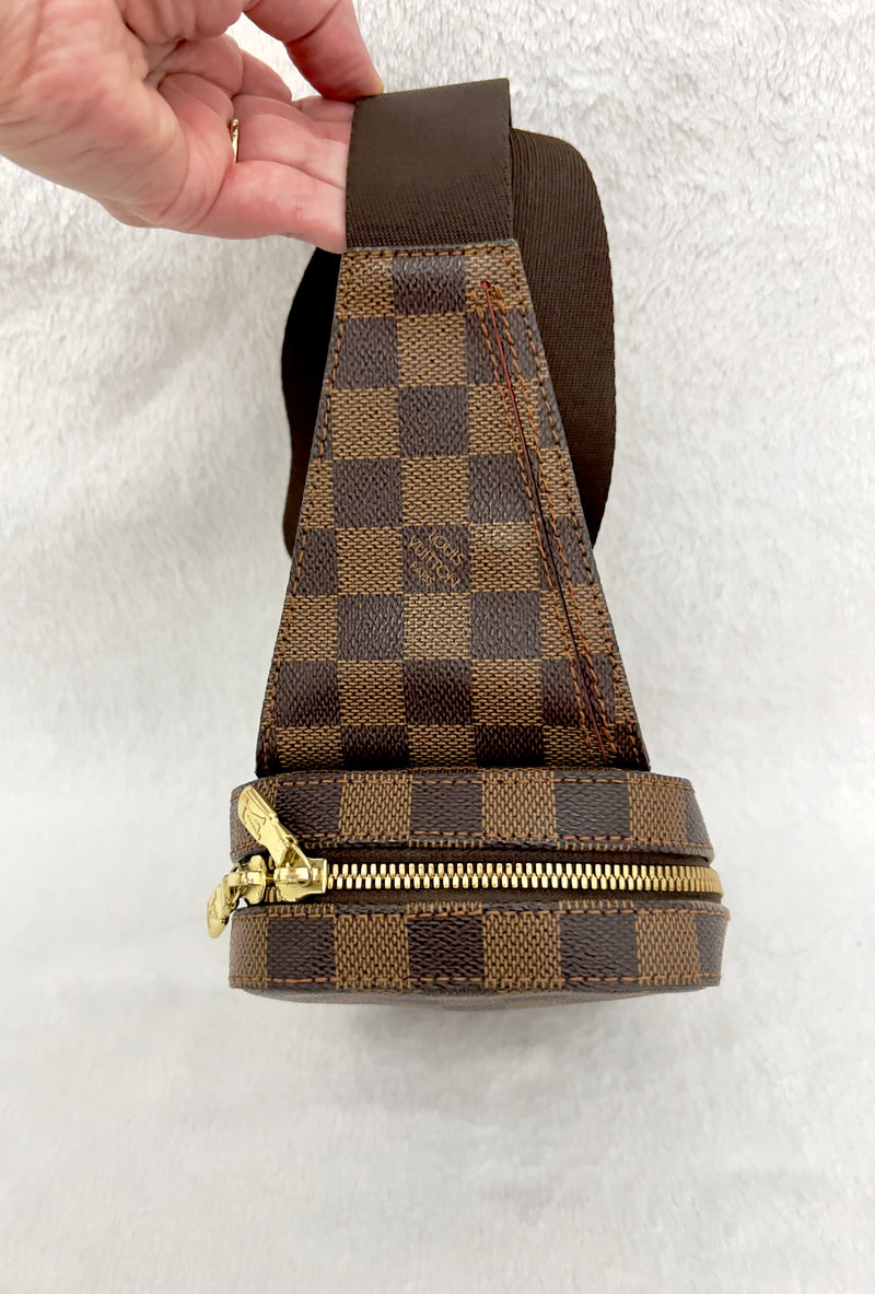 Louis Vuitton Damier Ebene Geronimos Belt/ Sling/ Bum Bag