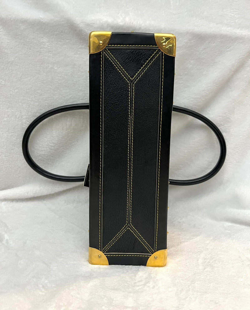 Louis Vuitton Black/ Noir Suhali Leather Le Fabuleux