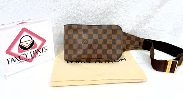 Louis Vuitton Damier Ebene Geronimos Belt/ Sling/ Bum Bag