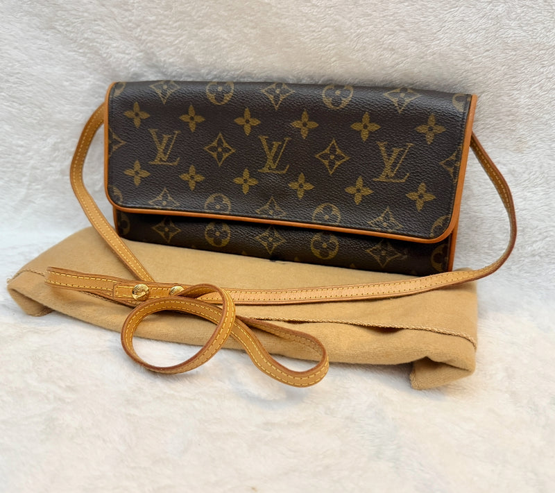 Louis Vuitton Monogram Pochette Twin GM Crossbody