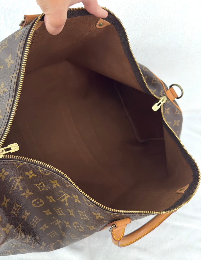 Louis Vuitton Monogram Keepall 55 Bandoulière Duffle