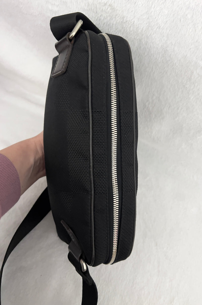 Louis Vuitton Black Damier Geant Acrobat Bum Bag/ Belt Bag