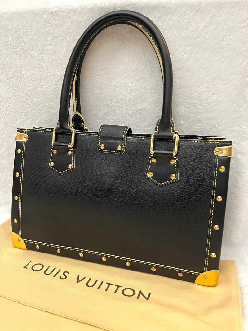 Louis Vuitton Black/ Noir Suhali Leather Le Fabuleux