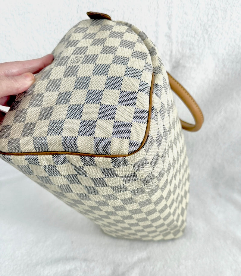 Louis Vuitton Damier Azur Speedy 30 With Lock & Key