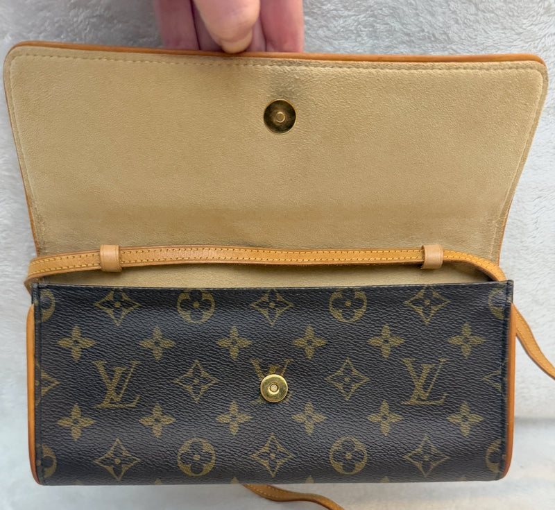 Louis Vuitton Monogram Pochette Twin GM Crossbody