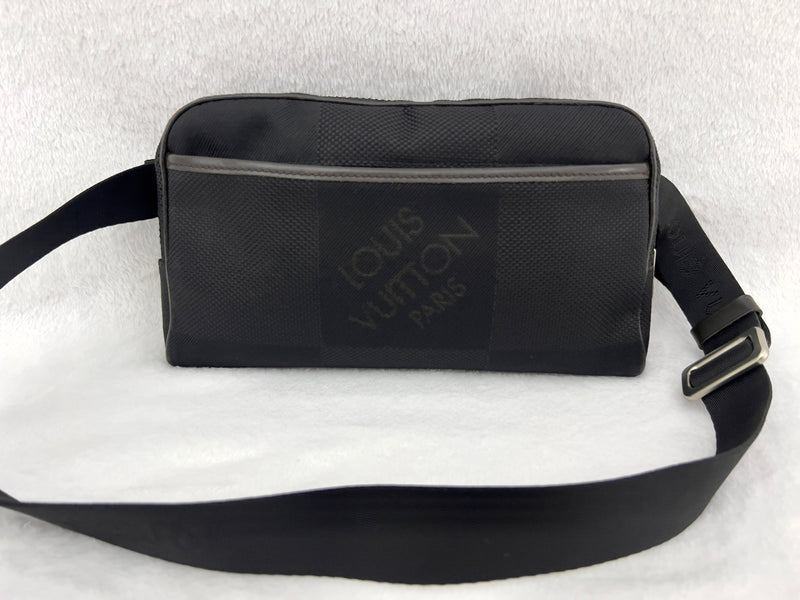 Louis Vuitton Black Damier Geant Acrobat Bum Bag/ Belt Bag