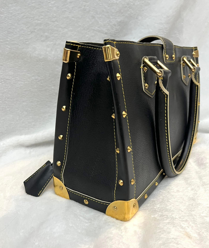 Louis Vuitton Black/ Noir Suhali Leather Le Fabuleux