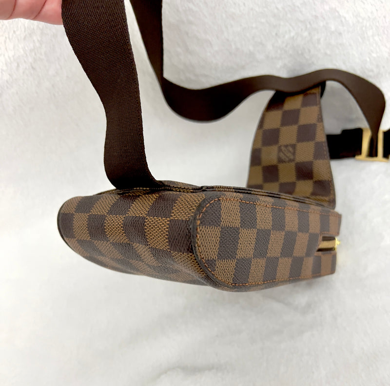 Louis Vuitton Damier Ebene Geronimos Belt/ Sling/ Bum Bag