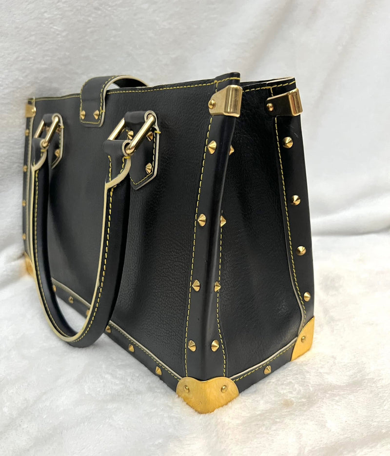 Louis Vuitton Black/ Noir Suhali Leather Le Fabuleux