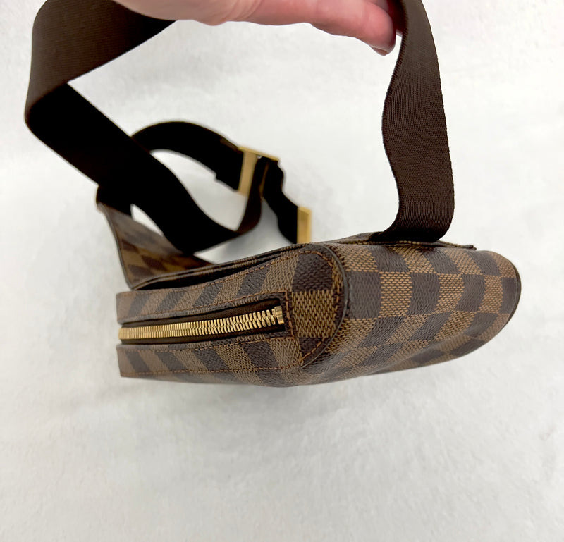 Louis Vuitton Damier Ebene Geronimos Belt/ Sling/ Bum Bag