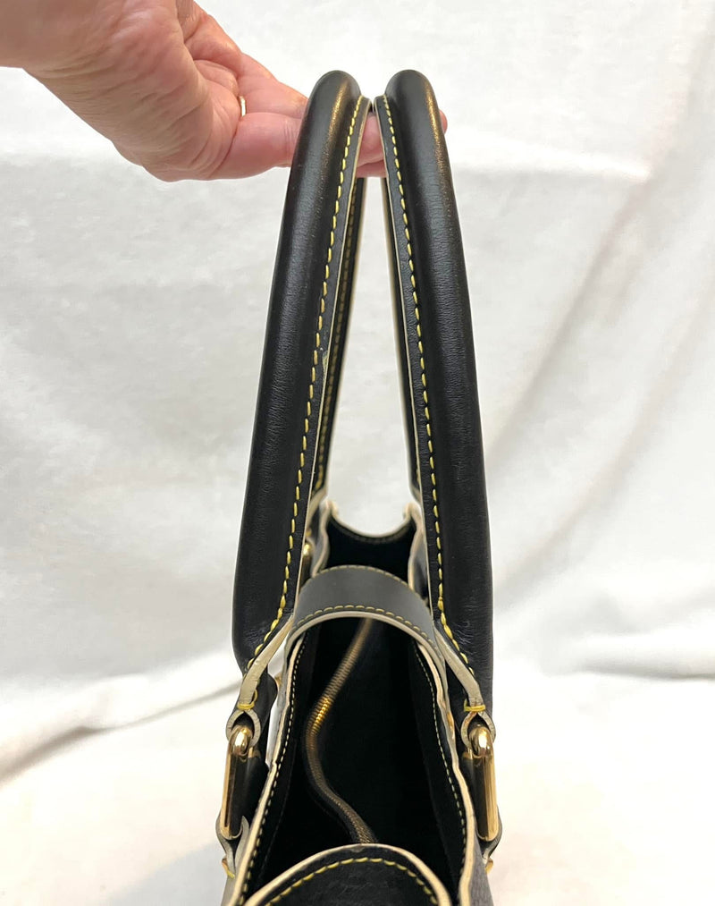 Louis Vuitton Black/ Noir Suhali Leather Le Fabuleux